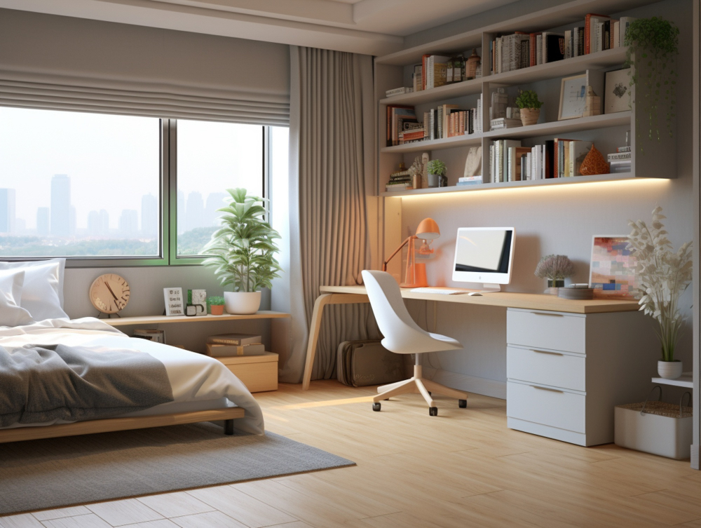 diseño de interiores | habitación de estudio